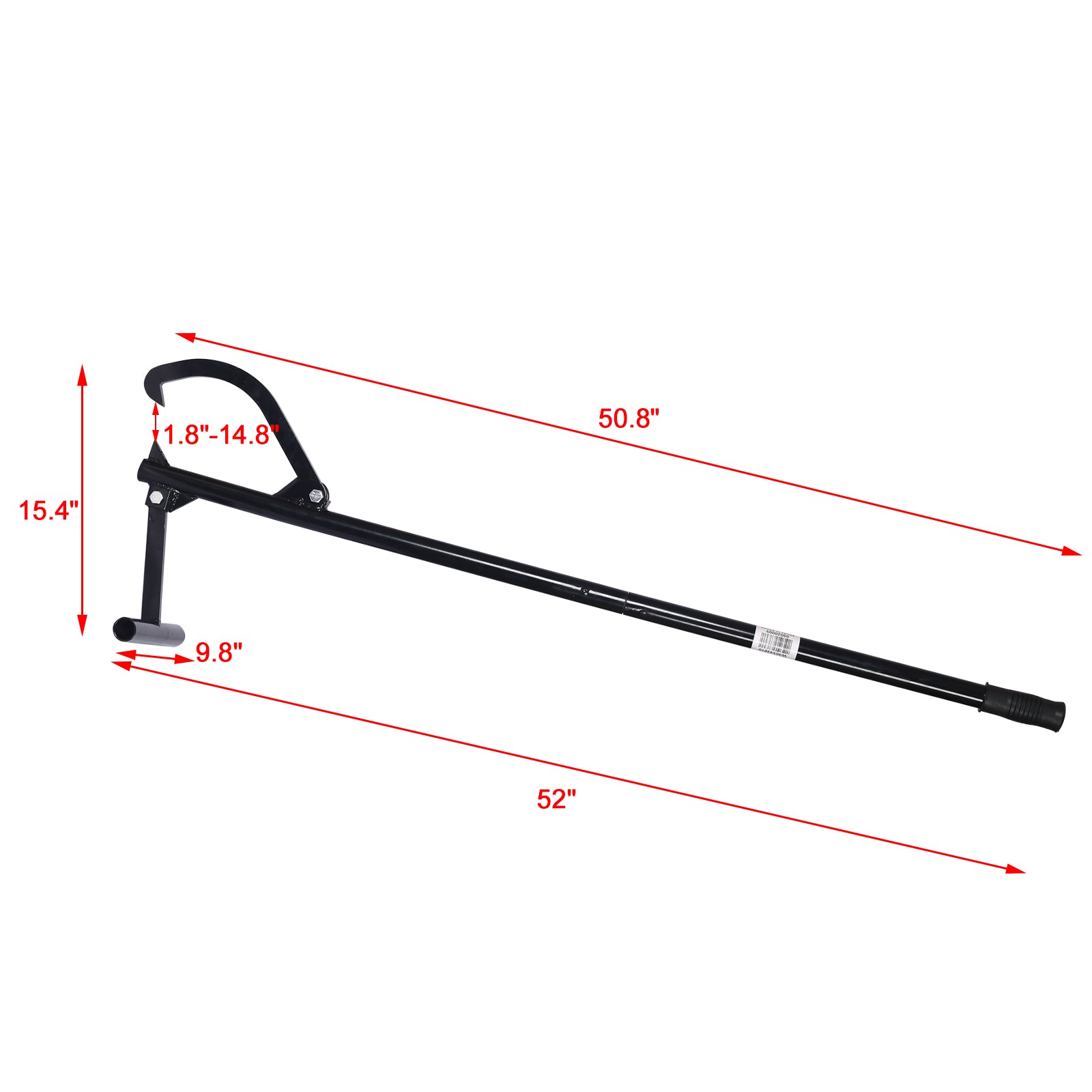 Meckorn 48 Inch Timberjack Log Lifter | Steel Cant Hook and Log Roller